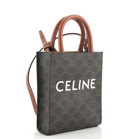 Celine vertical cabas tote